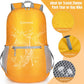 ZOMAKE Ultra Lightweight Hiking Backpack 20L, Packable Small Backpacks Water Resistant Daypack for Women Men(Yellow New)