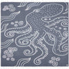 Sand Cloud Extra Large Turkish Beach Towel - Sand Free - 100% Organic Turkish Cotton Yarn - Quick Dry Towel for Beach, Picnic, Blanket or Bath - As Seen on Shark Tank - Marine Life (Ozy)