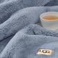UGG Whitecap Plush Throw Blanket Fleece Lightweight Soft Cozy Throw for Couch or Bed Luxury Home Decor for Living Room Washable Hypoallergenic Blankets for Dorm Decor, 50-inch x 70-inch, Denim Blue