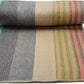Alpaca Wool Throw Blanket | Super Soft, Lightweight, Breathable and Hypoallergenic | Non-Itchy or Scratchy (Green Gray Varicolored, Queen (U.S. Standard))