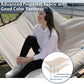 TegerDeger 12FT 2 Person Hammock Large Hammock 450LB Capacity with V Shaped Hardwood Spreader Bar & Nylon Rope for Outside, Patio, Garden, Backyard, Beach, Poolside - Beige