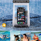 1.2L Waterproof Phone Pouch for iPhone 16 15 14 11 Pro Max & Galaxy S24 S21 - Floating Large Capacity Dry Bag Stores Sunscreen, Sunglasses - Oversized Waterproof Bag for Beach, Swimming, Kayaking