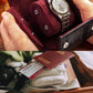 MR.OKAY Single Watch Travel Case- Classic Leather Watch Case With Superb Texture.(Portable Watch Roll Or Organizer For Storage And Display).Festival Gift For Men, All Handcrafted By Artisans.