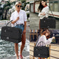 Weekender Bag for Women, Travel Duffel Bag Carry On Overnight Bag with Shoe Compartment Large Nylon Travel Weekend Tote Bag - Roamly