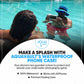 AquaVault 100% Waterproof Floating Smart Phone Case & Money Pouch - Fits All Phones - Made from Premium Heavy Duty PVC for Added Drop Protection - Includes Adjustable Neck Strap. Black