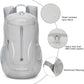 ZOMAKE Ultra Lightweight Packable Backpack 25L, Foldable Hiking Backpacks Water Resistant Small Folding Daypack for Travel(Sliver Grey)
