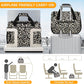 Underseat Carry On Luggage Lightweight Travel Tote Weekender Bag Overnight Duffle Bag for Travel, Travel Essentials Personal Item Travel Bag for Women and Men,Leopard-16Inch