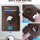 Airtag Wallet for Men,with Money Clip 10 Cards Metal Case Smart Slim Pop Up Credit Card Holder Flip with Magnetic Closure RFID Blocking wallet with Gift Box