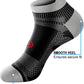 PAPLUS Ankle Compression Sock for Men and Women 2/4/6 Pairs, Low Cut Compression Running Sock with Ankle Support