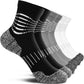 IRAMY Ankle Compression Socks for Men Athletic Running Socks with Cushioned Support 3 Pairs