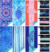 6 Pack Microfiber Thin Lightweight Beach Towel Oversized 71x32 Extra Large Sand Free Towels for Travel Swim Pool Yoga Gym Camping for Adults Women Men Beach Essentials Accessories Vacation Gift