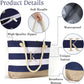 YOOLIFE Beach Bags for Women - Travel Canvas Beach Tote, Pool Waterproof Bag, Travel Essentials, Gifts for Women Birthday