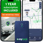 GPS Luggage Tracker for Suitcases TSA Approved, Android & iOS Compatible - Real-Time Tracking Device for Travel - Smart Tag with Bag Opening Alert - Long Battery Life (12-Mo Subscription Included)