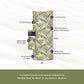 Nomadix Original Towel - Perfect for Beach, Pool, Travel, Camping, Yoga - Made with Recycled Materials - Super Absorbent - Sand Resistant - Banana Leaf Green - 72.5x30