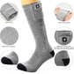 SNOW DEER Upgraded Rechargeable Electric Heated Socks,7.4V 2200mAh Battery Powered Cold Weather Heat Socks for Men Women,Outdoor Riding Camping Hiking Motorcycle Skiing Warm Winter Socks