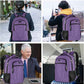 BIKROD Backpack for Men Women, Backpacks for School Teen Boys, Business Anti Theft Slim Sturdy Back Pack, Adult Computer Bag Gift 15.6 IN Laptop, Purple