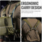 VISMIX Binocular Harness, Adjustable Binocular Harness Chest Pack with Rain Cover for Hunting Hiking Shooting