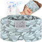 LC-dolida Sleep Mask with Bluetooth Headphones, Extra Large Silk Eye Mask for Sleeping Side Day Sleepers, Sleep Headphones Bluetooth 5.4 for Women Men with Thin Speaker, Blackout, Comfort, Microphone