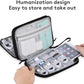 DDgro Travel Electronics Organizer Pouch Bag for Tech Gadgets & Airplane Accessories, for Cables/Cords & Chargers/iPad Mini (Large, Black)