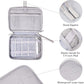 DDgro Cable Organizer Bag, Large Charger Cord Travel Case for Electronics & Tech Accessories (Large, Light Grey)
