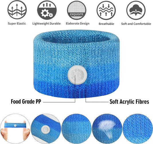 Motion Sickness bands/Acupressure Nausea Wristband For Nausea,Sea Sickness Wristbands for Natural Relief of Morning Sickness,Dizziness,Anxiety, Motion Sickness(Car, Sea, Flying Travel Sickness)