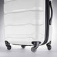 Samsonite Omni PC Hardside Expandable Luggage with Spinner Wheels, Checked-Large 28-Inch, White