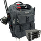 Baitium Fishing Backpack, Tackle Bag With Rod Holders, 40L Capacity With Cooler, Rain Cover, Insulated Pocket, 4 Tackle Trays Included - (Grey)
