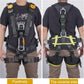 SOB Outdoors Lightweight Hunting Harness, Tree Stand Harness with 360 Degree Rotation, Adjustable Breathable Padded Safety Harness
