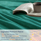 PHF Ultra Soft Fleece Blanket Twin Size, No Shed No Pilling Luxury Plush Cozy 300GSM Lightweight Blanket for Bed, Couch, Chair, Sofa Suitable for All Season, 66" x 90", Teal Green