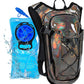 Reflective Hydration Backpack, Hydration Pack - Water Backpack with 2L/3L Hydration Bladder, Essential for Festivals - Rave Hydration Pack for Hiking, Running, Cycling, and Festivals