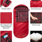 KingCamp Sleeping Bag for Adults, Cold Weather & Warm Extra Wide Big & Tall XL Portable Waterproof Flannel Sleeping Bags, Essentials Gear Accessories for Camping Backpacking Hiking Indoor & Outdoor