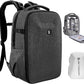 K&F Concept Camera Backpack,Hardshell Photography DSLR Camera Bag with 15-15.6 Inch Laptop Compartment Waterproof Hard Shell Camera Case Compatible with Canon/Nikon/Sony/DJI Mavic Drone