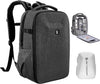 K&F Concept Camera Backpack,Hardshell Photography DSLR Camera Bag with 15-15.6 Inch Laptop Compartment Waterproof Hard Shell Camera Case Compatible with Canon/Nikon/Sony/DJI Mavic Drone