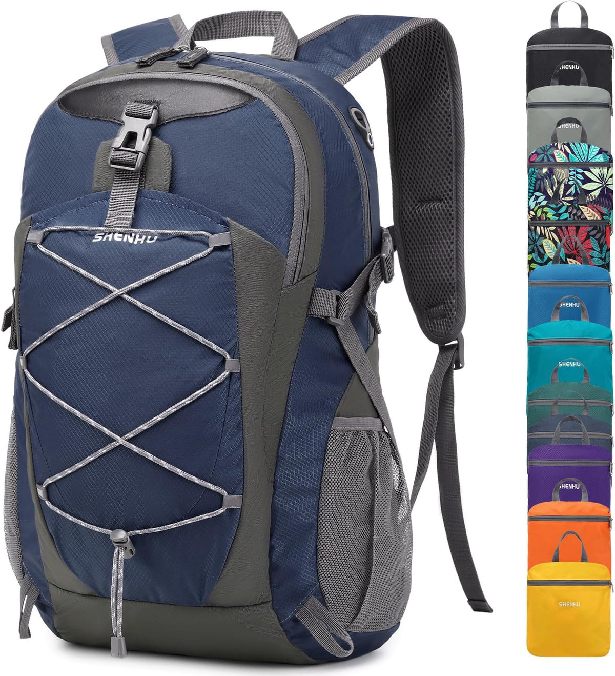 40L Hiking Backpack Lightweight Daypack Waterproof Travel Camping Backpack for Men Women Sport Packable - Roamly