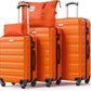 Suitour Luggage Sets 5 Piece Hardshell Suitcases with Spinner Wheels TSA Lock, Lightweight ABS Carry On Suitcase Set for Travel Business