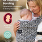 GROWNSY Baby Carrier Newborns to Toddlers, Ergonomic Baby Toddler Carrier Wraps with Head Support, Easy to Wear, Infant Carrier Baby Gift, Travel and Hiking Friendly, 7 to 44 lb (Gray-Leopard)