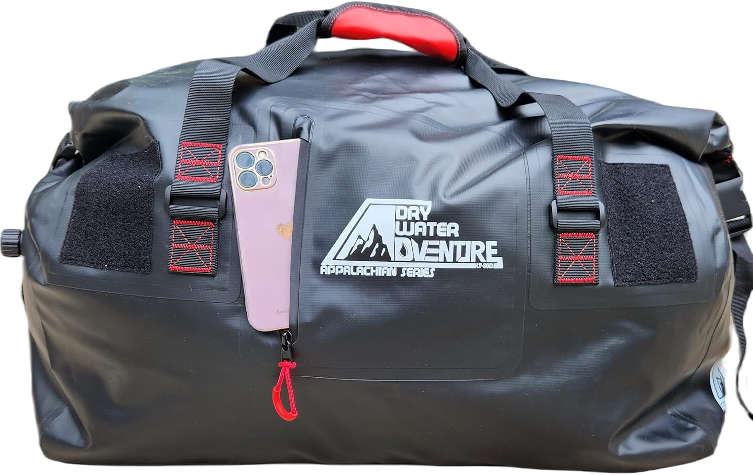 Waterproof Duffel Bag, Marine Grade (80 Liter/21.1 Gallon, Appalachian Series, Black) - Roamly
