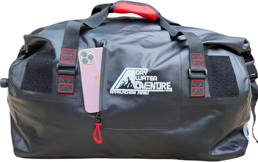 Waterproof Duffel Bag, Marine Grade (80 Liter/21.1 Gallon, Appalachian Series, Black) - Roamly