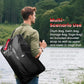 Vacuum Bags for Travel Luggage (2PCS + Wireless Pump), Vacuum Clothing Compression Bag with Adjustable Shoulder Strap, 50.6L Large Capacity, IP67 Waterproof, Reusable for Carry-on Luggage & Backpack