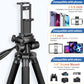 JOILCAN Tripod for Camera, 67" Heavy Duty Camera Tripod, Phone Tripods for Video Recording Photo Vlog, Aluminum Tripods with Holder & Travel Bag for Cameras DSLR iPhone Projector Laser