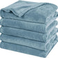 PHF Oversized King Fleece Blanket 120"x120", No Shed No Pilling Big Soft Blanket, Extra Large 10'x 10' Lightweight for Bed, Sofa Travel and Camping, Suitable for All Season, Dusty Blue