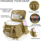 Waterproof Fishing Tackle Bag,Saltwater Tackle Box Bag,Fishing Bags for Men - Fishing Gifts for Men Khaki