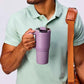 BrüMate Müv - 25oz 100% Leak Proof Insulated Coffee Mug with Handle & Lid - Stainless Steel Coffee Travel Mug - Double Walled Coffee Cup (Onyx Leopard)