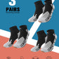 Compression Sport Running Socks: Athletic Socks for Men Women with Cushion,3 Pairs Work Hiking Basketball Ankle Socks