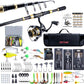 Goture Fishing Rod and Reel Combos,1.8M-2.7M Telescopic Fishing Pole Spinning Reel Line Lures Set with Carrier Bag,Telescopic Rod Kit for Starter Travel Saltwater Freshwater Gear Gift