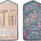 BAGSMART Travel Jewellery Organiser Roll Foldable Jewelry Case for Journey-Rings, Necklaces, Bracelets, Earrings, Flower Bird