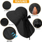 Womens Sun Hat UV Protection, Foldable Waterproof Wide Brim Bucket Hats with Neck Flap for Summer Beach Fishing Hiking