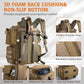 Goture Fishing Backpack, 58L 900D Water-Resistant Insulated Tackle Backpack with Cooler, Rod Holders, 8 Lure Pockets, Detachable Crossbody Bag, Gear Storage Large Fishing Bag for Camping Hiking
