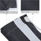 HOMEST XL Nylon Laundry Bag with Strap, Large Dirty Garments Organizer, Easy Fit a Hamper or Clothing Basket, Can Carry Up to 4 Loads of Clothes, Black