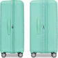 Traveler's Choice Pagosa Hardshell Expandable Luggage with Spinner Wheels, Mint, 3-Piece Set (22/26/30)